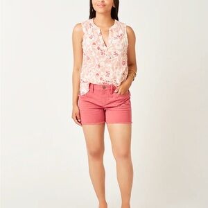 NWT Carve Designs Oahu 4” Twill Short size 14 in red clay